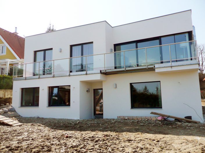 Errichtung gekuppeltes Kleingartenhaus – Umbau des Gartens