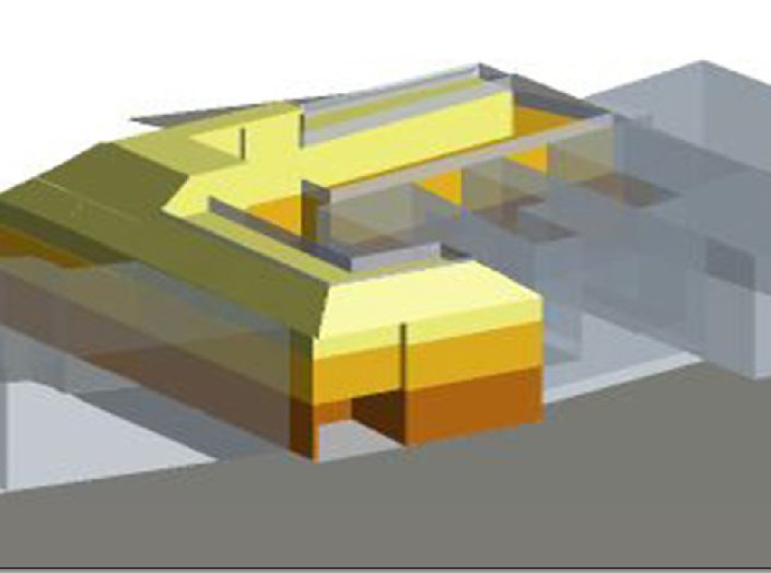 Bebauungsstudie – Rendering eines Wohnhauses