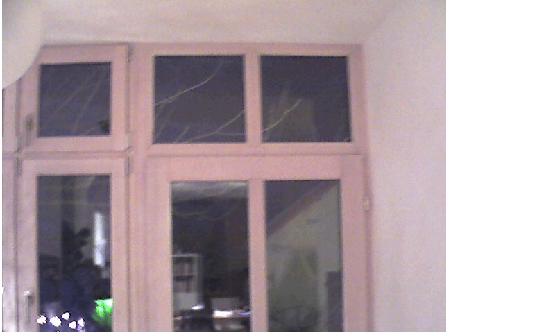 Eine Eingangstüre in einer Altbauwohnung