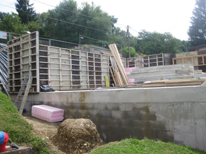 Neubau Einfamilienhaus – Errichtung des Fundaments