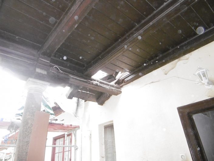 Umbau Waldorfschule Schönau – Detailansicht Veranda