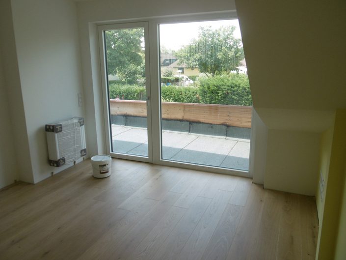 Umbau Einfamilienhaus Biedermannsdorf – Wohnzimmersanierung mit Terrasse