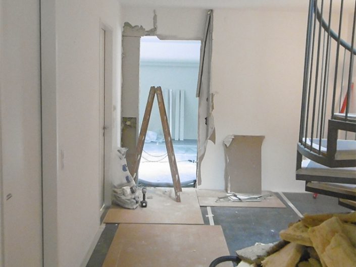 Altbauwohnung in Hernals – Umbauarbeiten im Durchgangsbereich