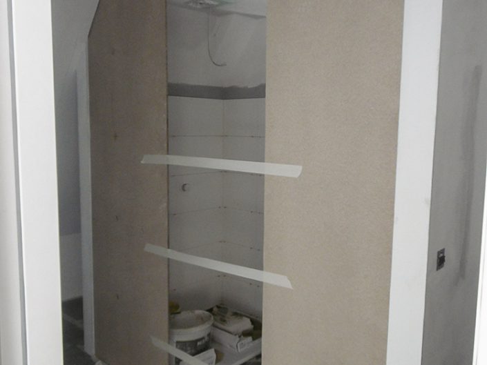 Altbauwohnung in Hernals - Rohbau des Badezimmers