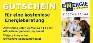 Gutschein für eine kostenlose Energieberatung