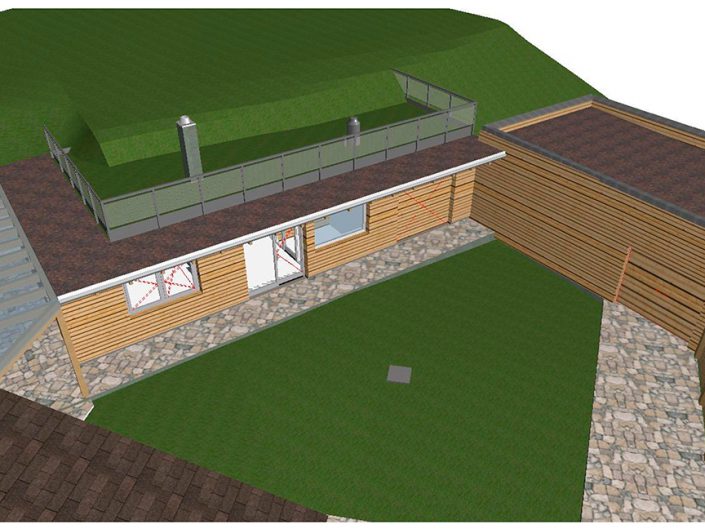 Projekt Dörfl – Visualisierung Aufsicht