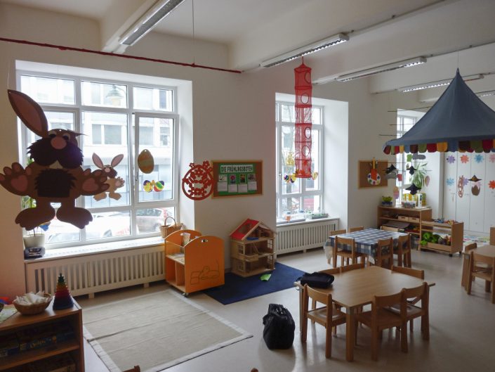 Kindergarten – Fertig möblierter Gruppenraum