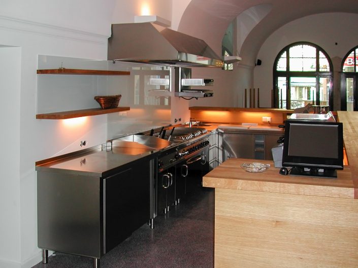 Restaurant in Dornbach – Ansicht der Küche
