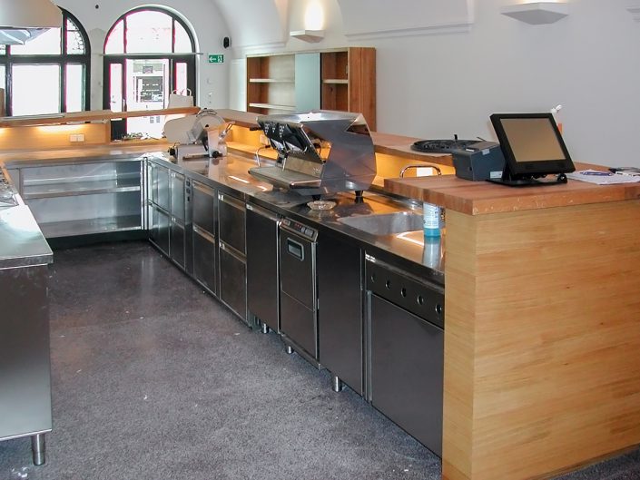 Restaurant in Dornbach – Ansicht der Küche