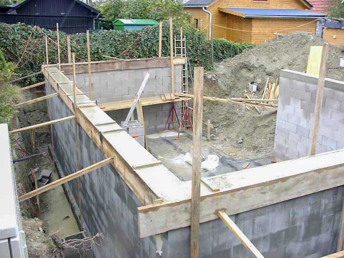 Kleingartenhaus aus Holz – Errichtung des Fundaments